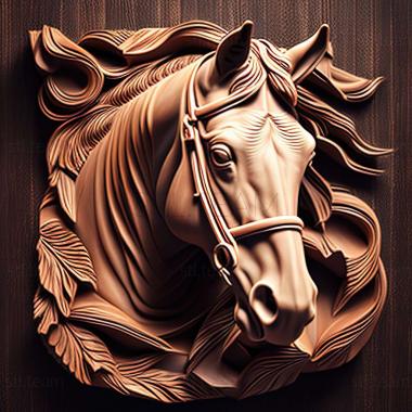 3D модель Лошадь (STL)